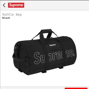 SOLD Supreme Duffel